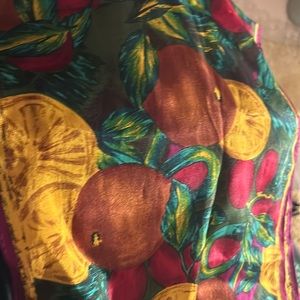 Oscar de la Renta Silk Women's Scarf. FALL COLORS!
